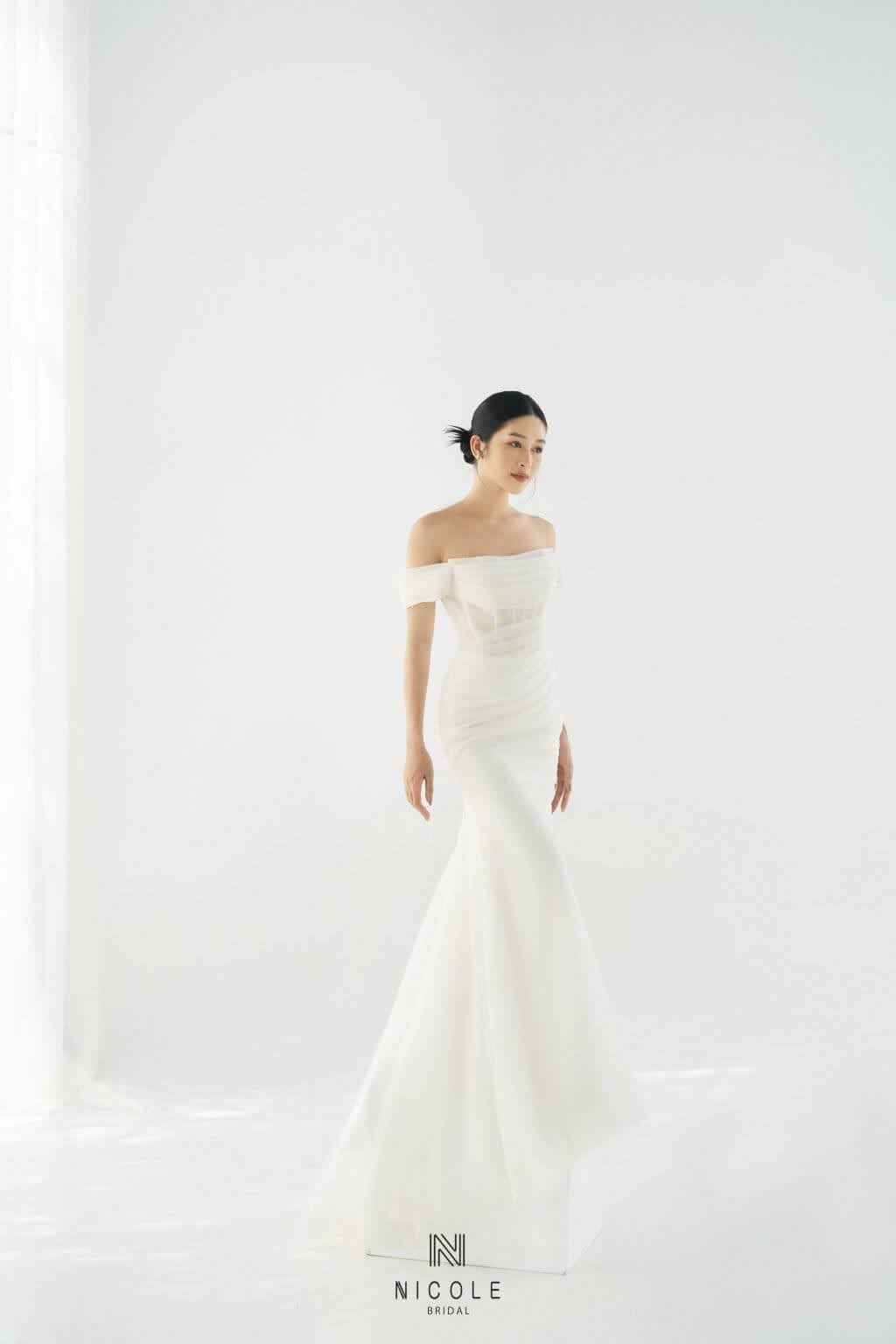 Nicole Bridal - Váy cưới đuôi cá hình 10 (1)