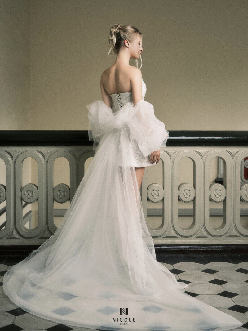 Nicole Bridal - Váy cưới ngắn hình 11