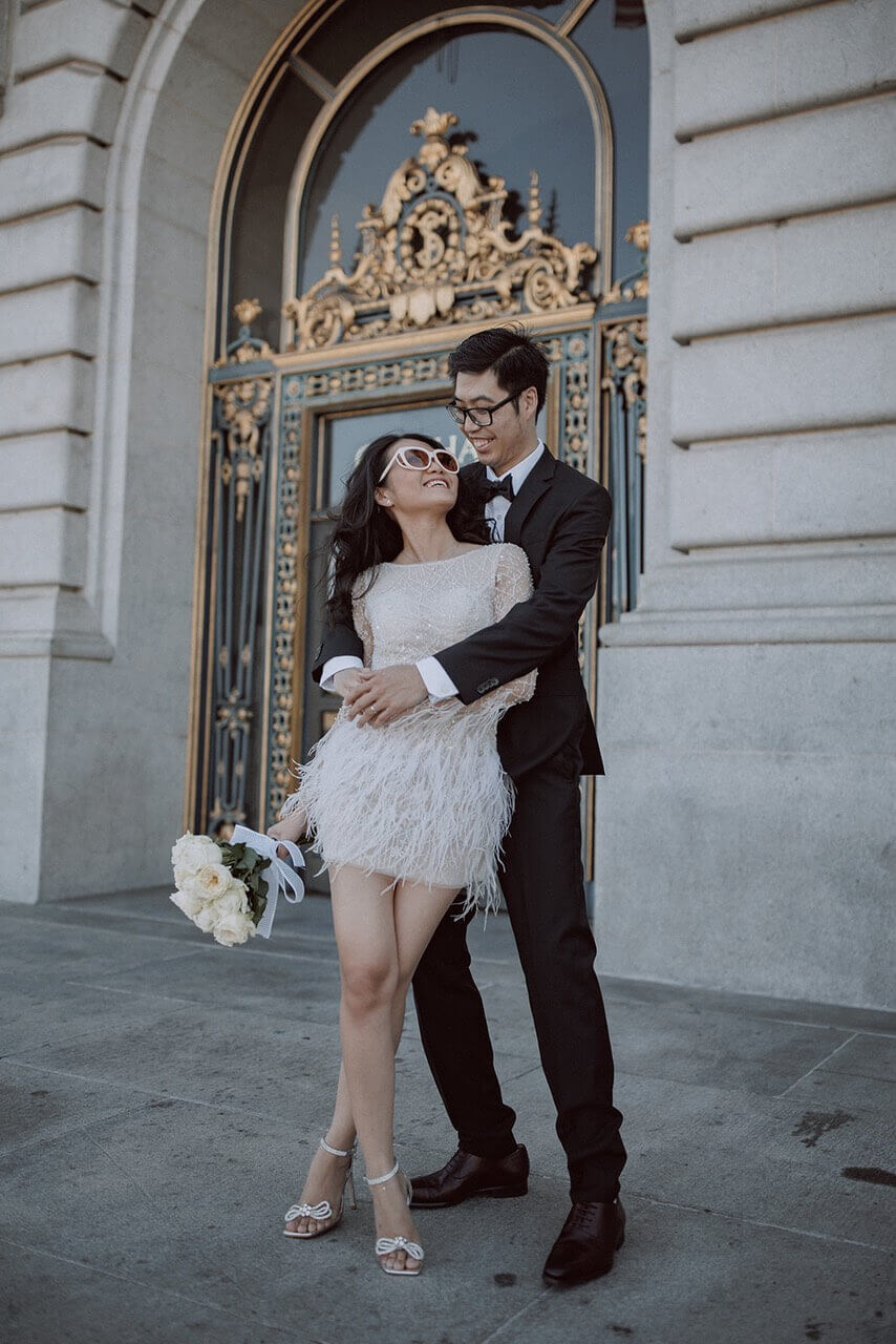 Nicole Bridal - Váy cưới ngắn hình 4