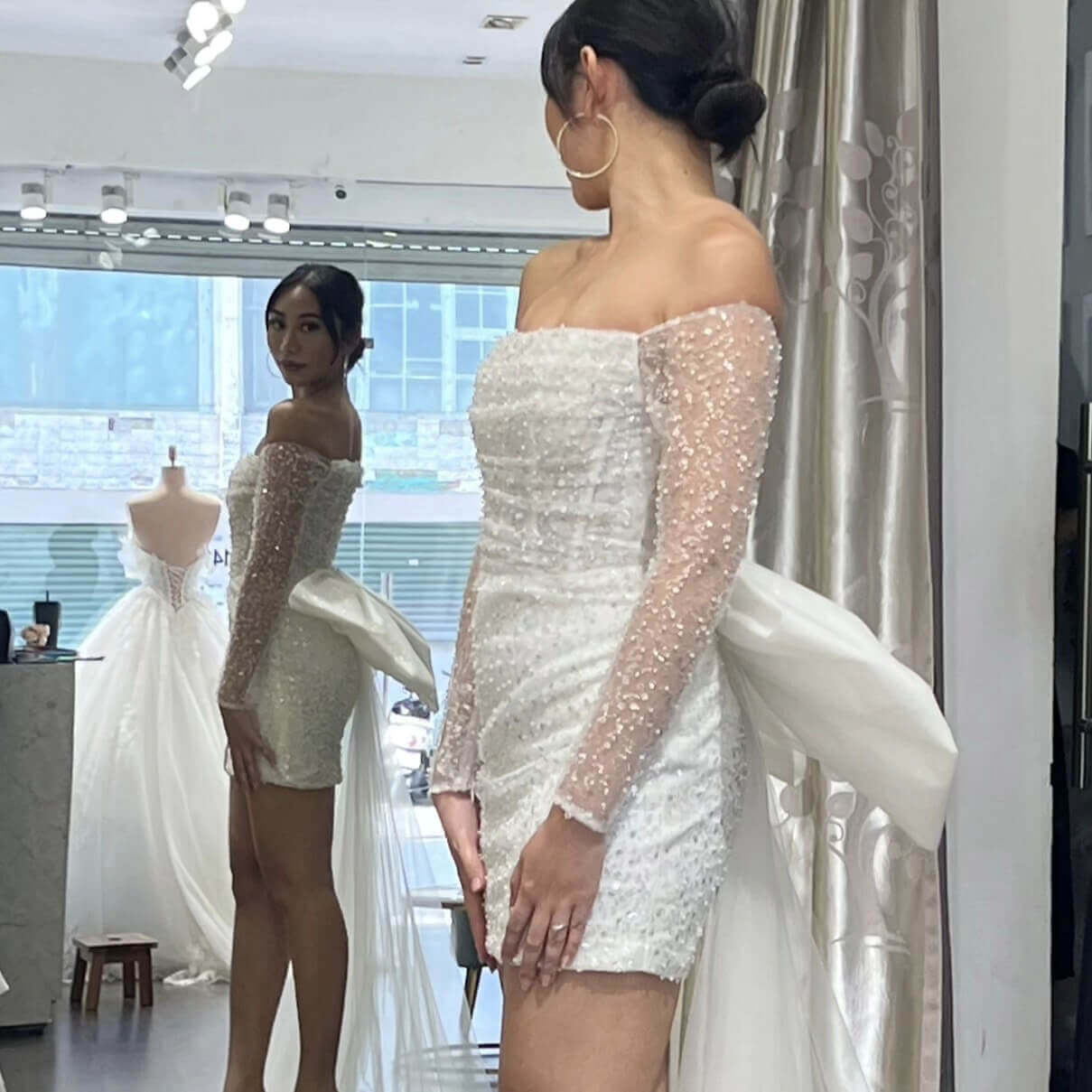 Nicole Bridal - Váy cưới ngắn hình 5