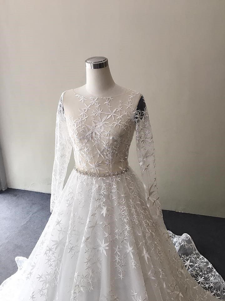 chọn áo cưới cô dâu mập