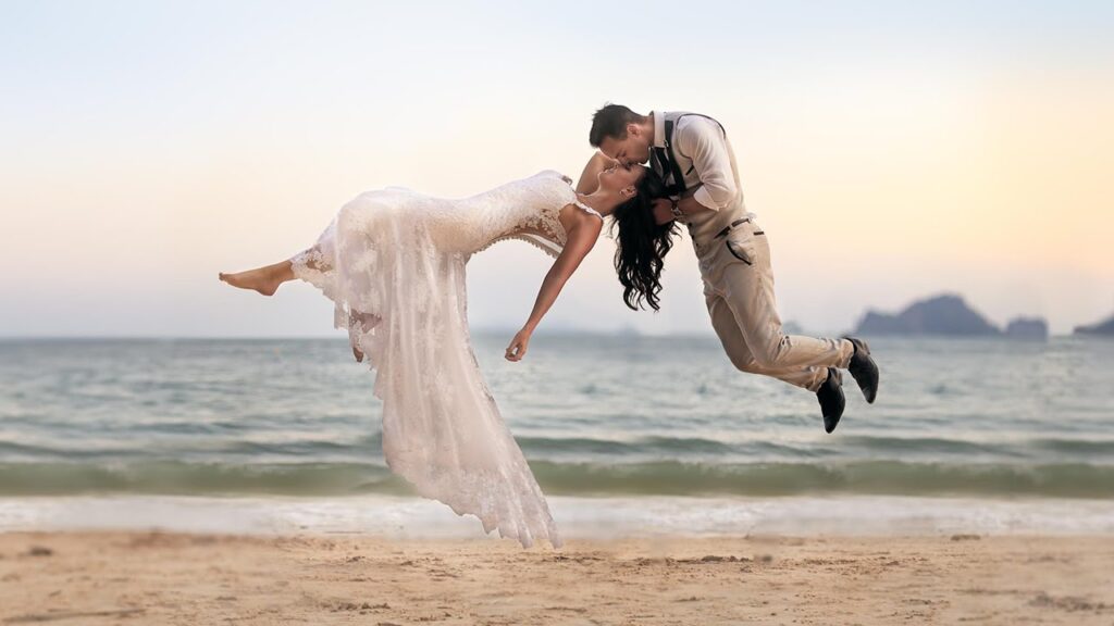 chụp ảnh cưới bay bổng