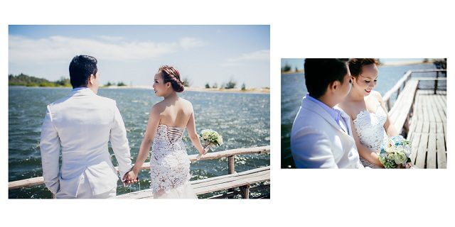tạo dáng chụp ảnh cưới ngoại cảnh