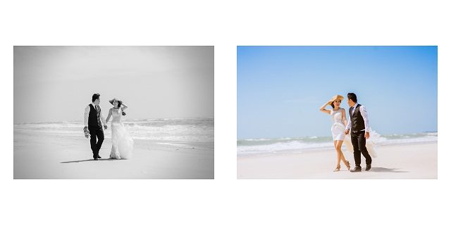 cách tạo dáng chụp ảnh cưới ngoại cảnh