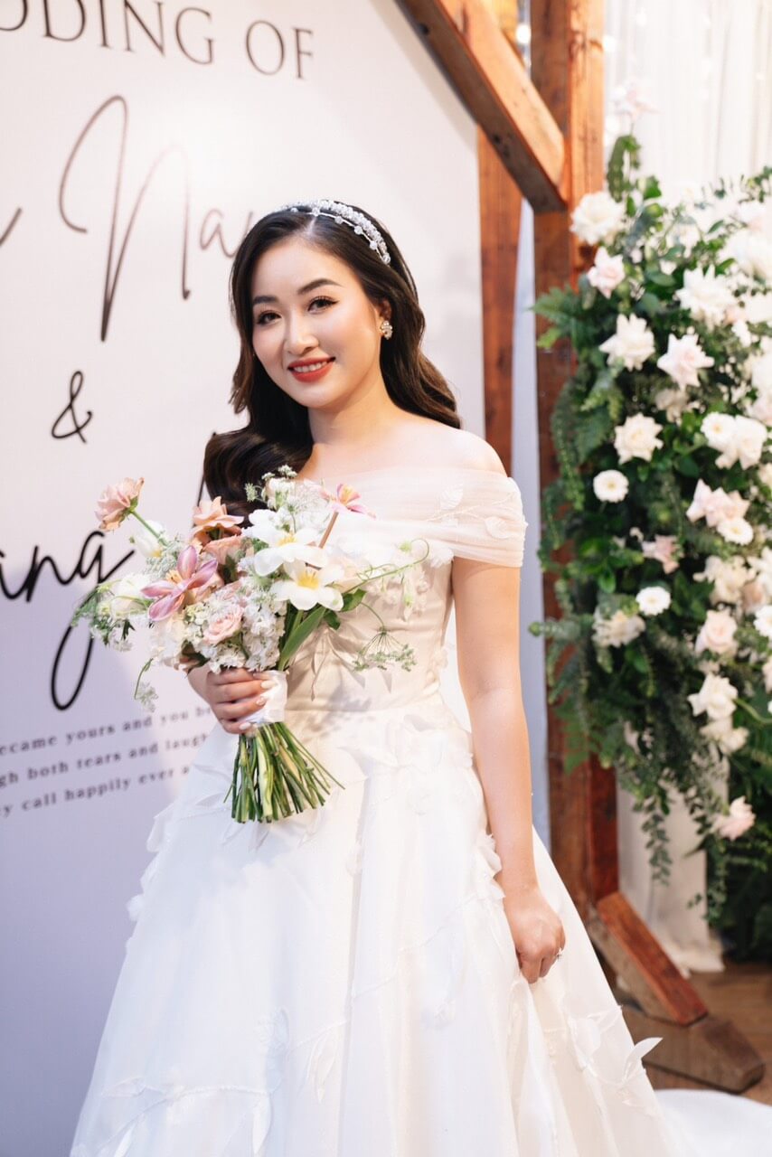 váy cưới cô dâu mập hình 2