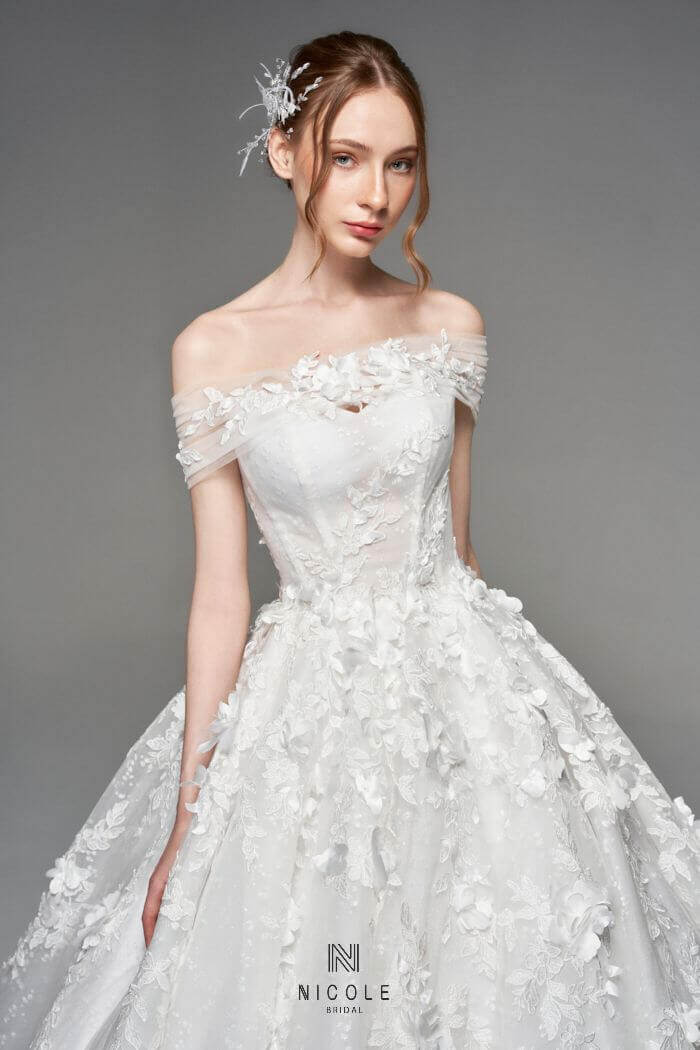 váy cưới cô dâu mập hình 6