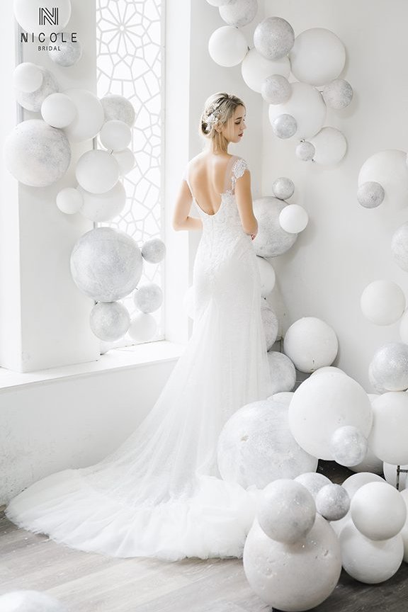 nicolebridal váy cưới hở lưng đẹp nhất