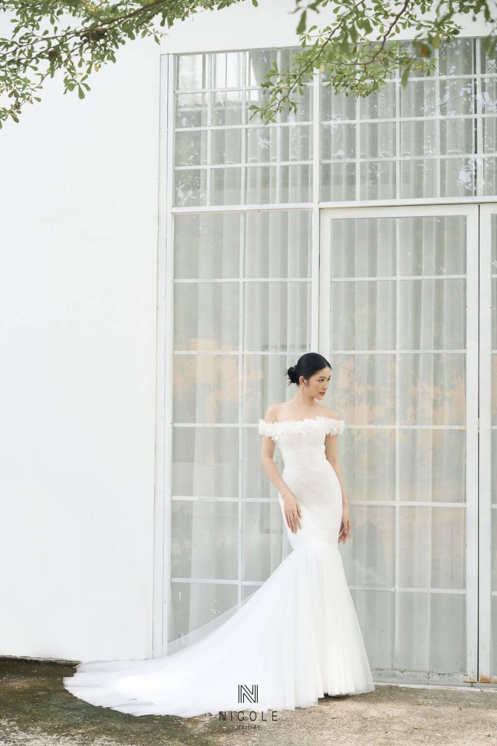 váy cưới hoa hình 7