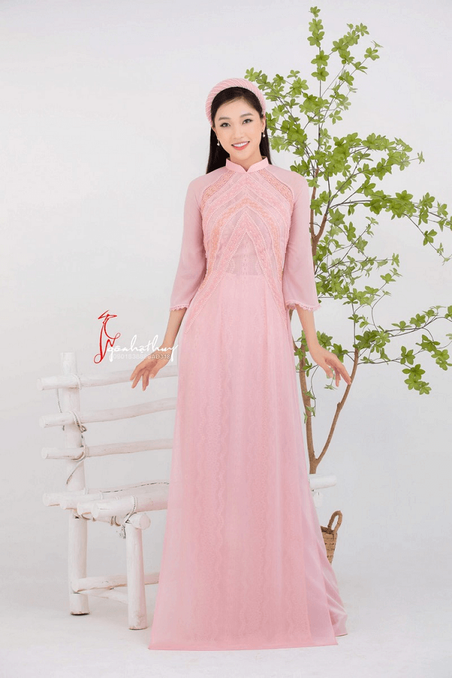 áo dài cưới may