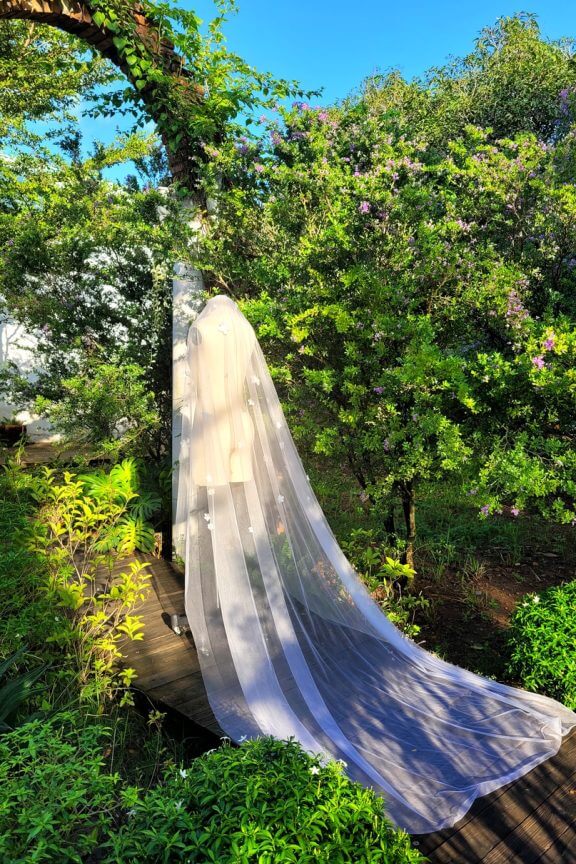 Lúp váy cưới 006 (VEIL006)