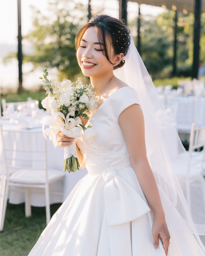 Váy cưới nơ - Hình 2