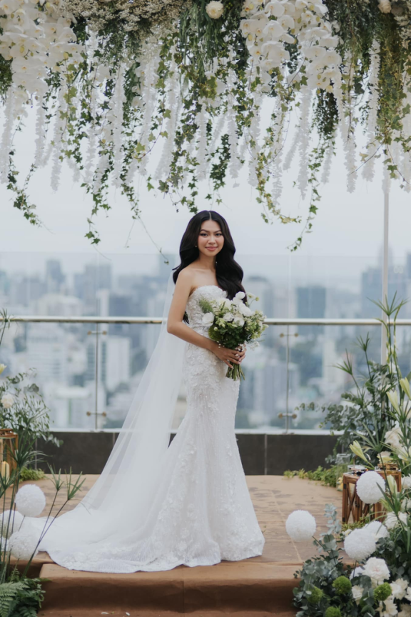 váy cưới đuôi cá cô dâu Tammy hình 5