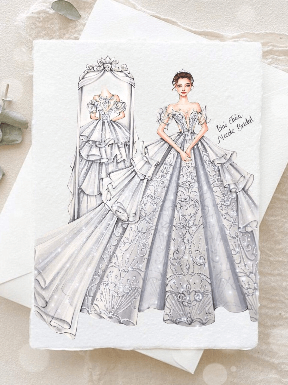 Unique wedding dress 9