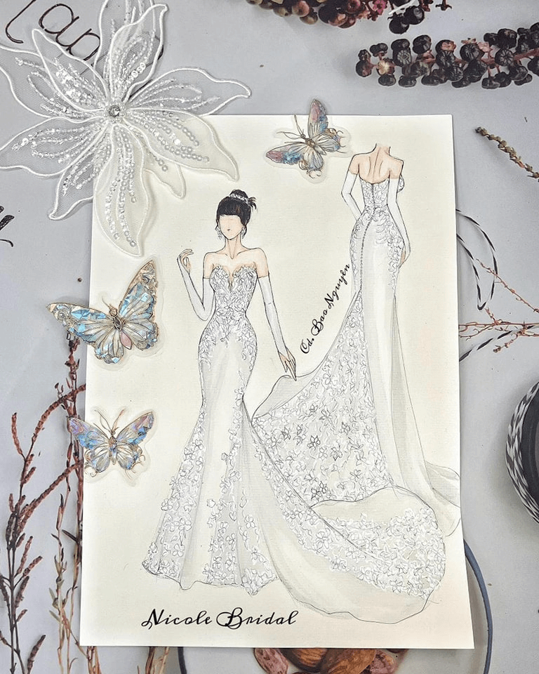 Váy cưới độc bản - Hình 8