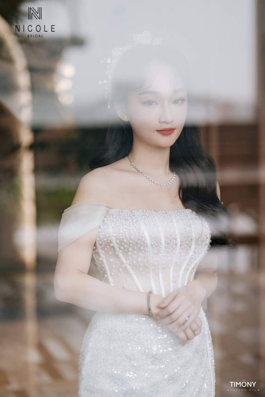 Nicole Bridal - Váy cưới eo corset hình 1