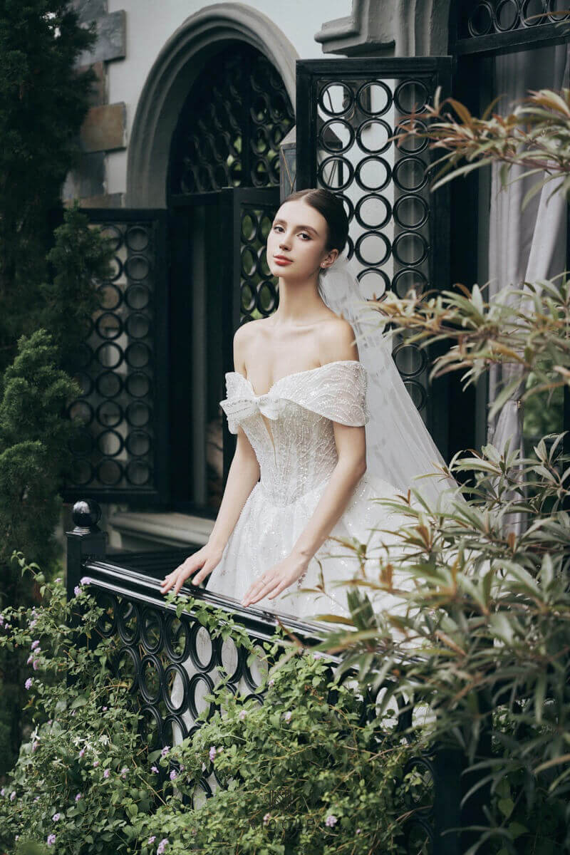 Nicole Bridal - Váy cưới eo corset hình 2