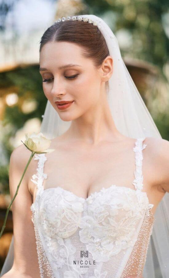Alina princess wedding dress