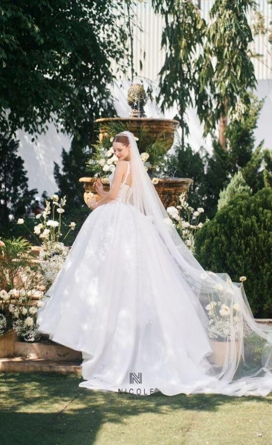 Alina princess wedding dress