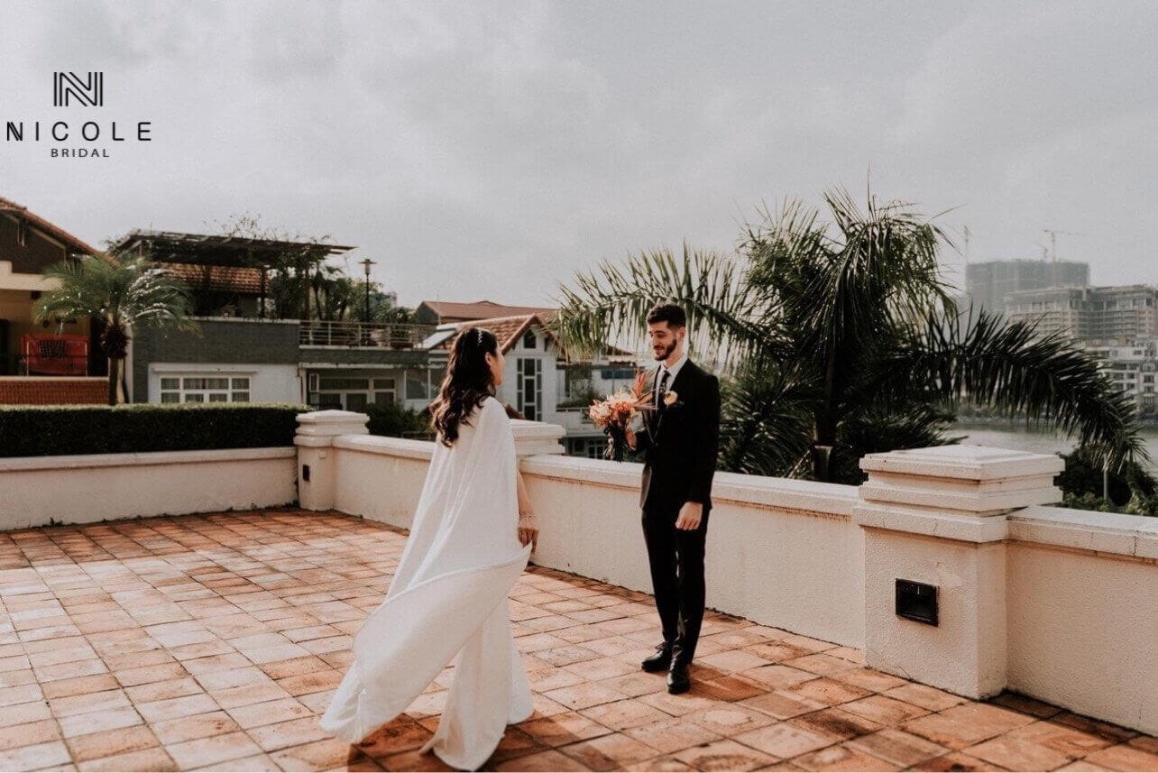 Nicole Bridal - Áo choàng cưới hình 9