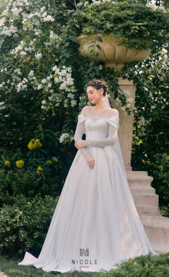 The Nadeen classic wedding dress