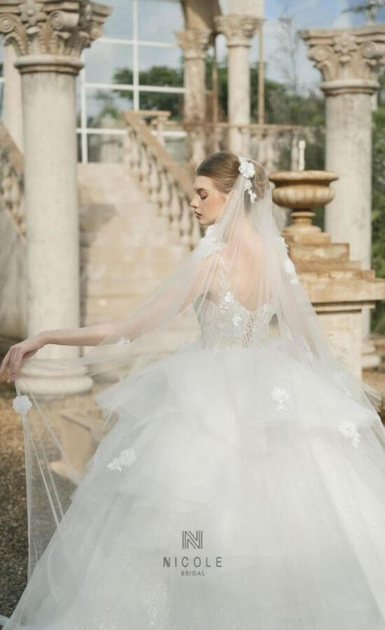 The Tinkerbell princess wedding gown