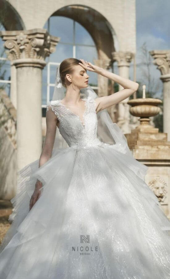 The Tinkerbell princess wedding gown