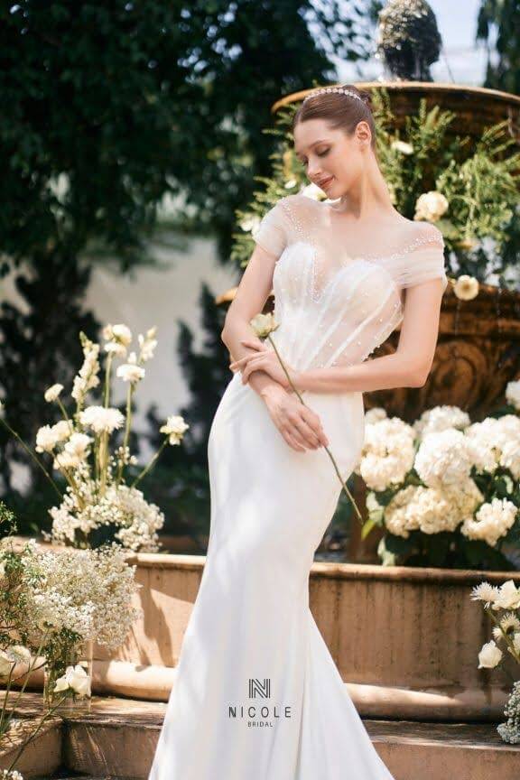 Nicole Bridal - Váy cưới cho cô dâu ngực lép hình 3