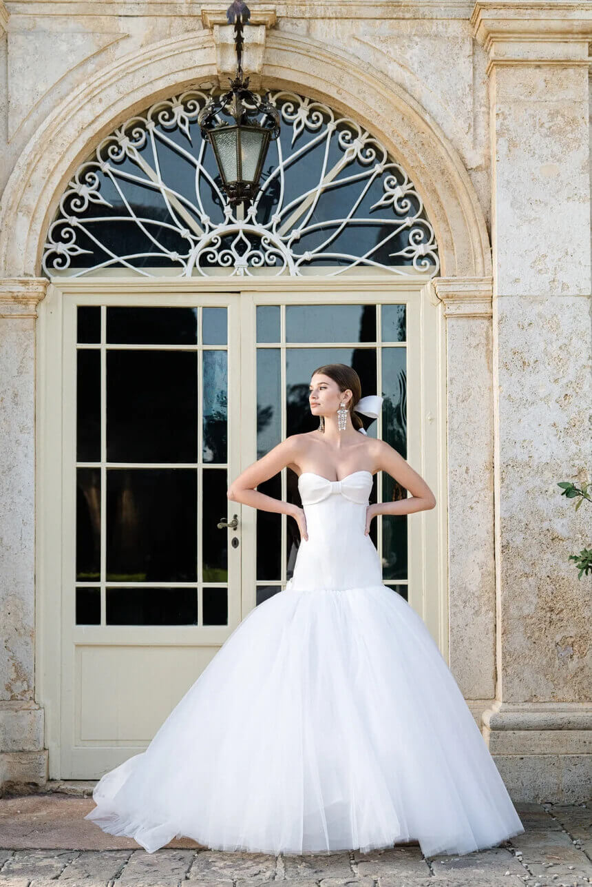 Nicole Bridal - Váy cưới hạ eo hình 3