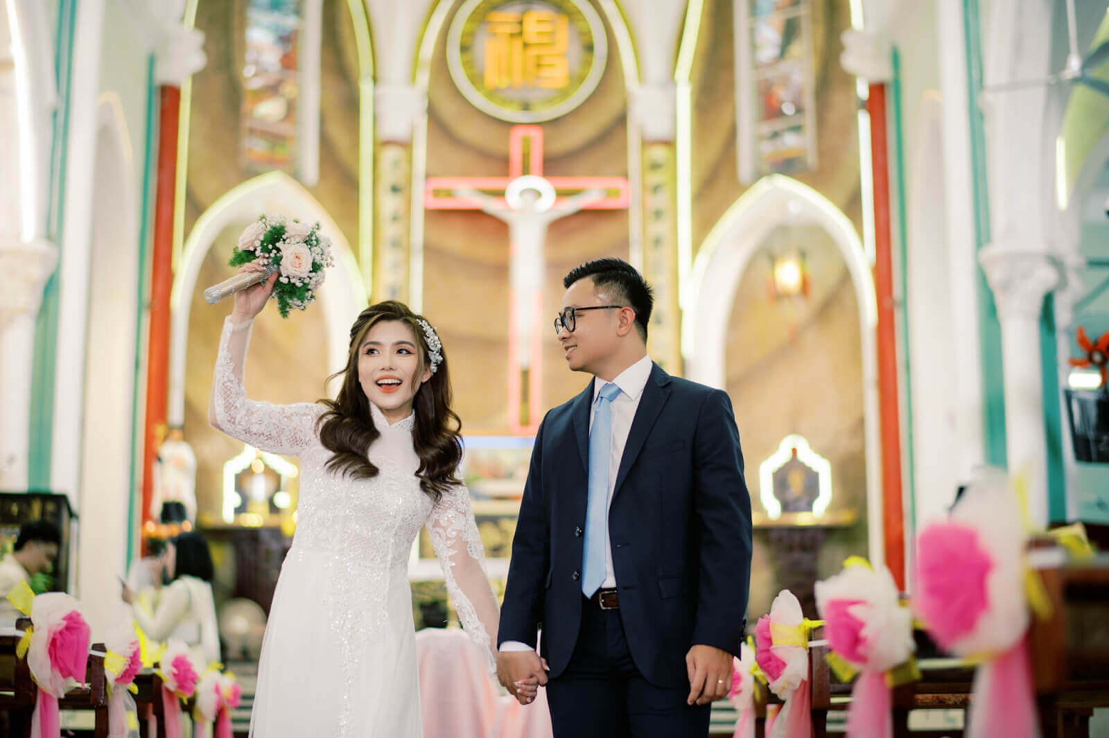 Nicole Bridal - nghi lễ cưới Công giáo hình 3