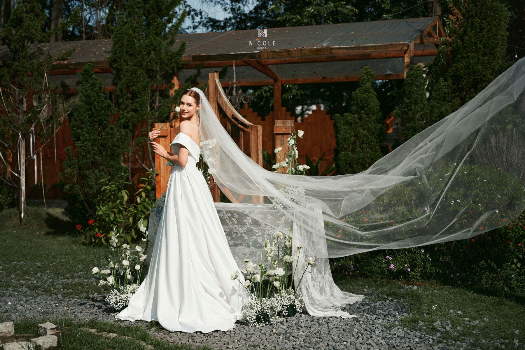 Nicole bridal - tự làm veil cưới 11