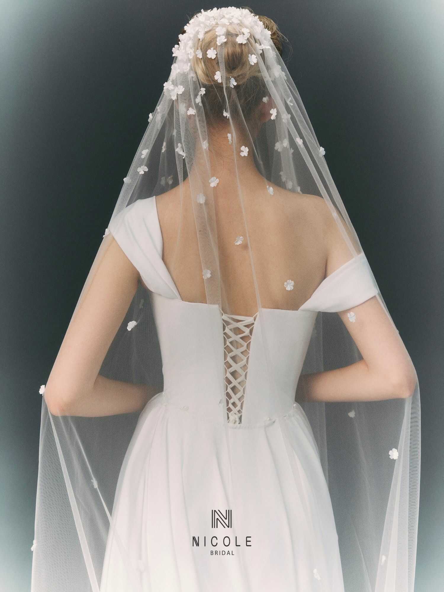 Nicole bridal - tự làm veil cưới 21