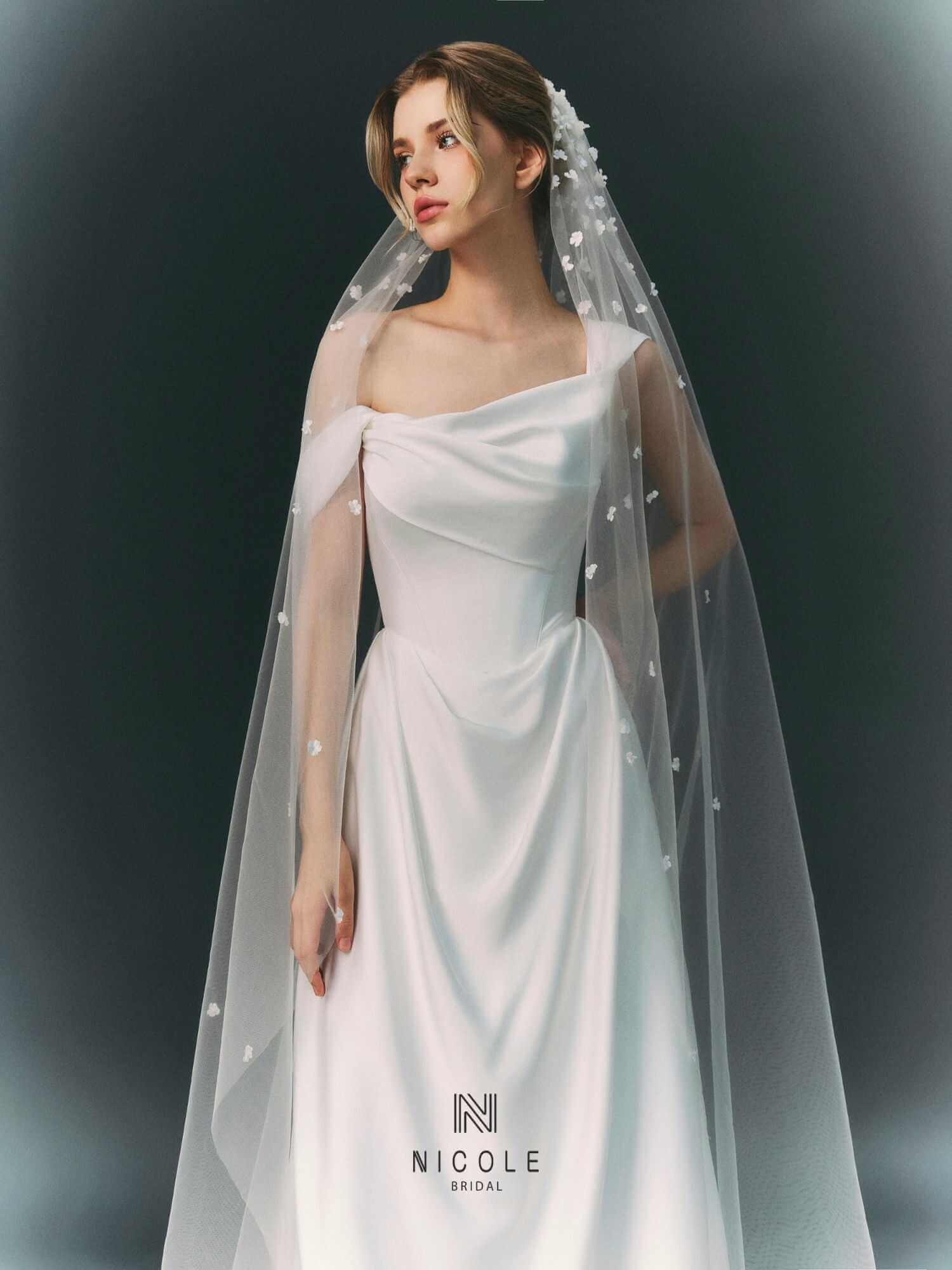 Nicole bridal - tự làm veil cưới 22