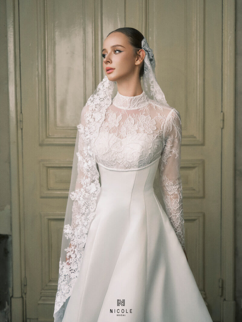 Nicole bridal - tự làm veil cưới 18
