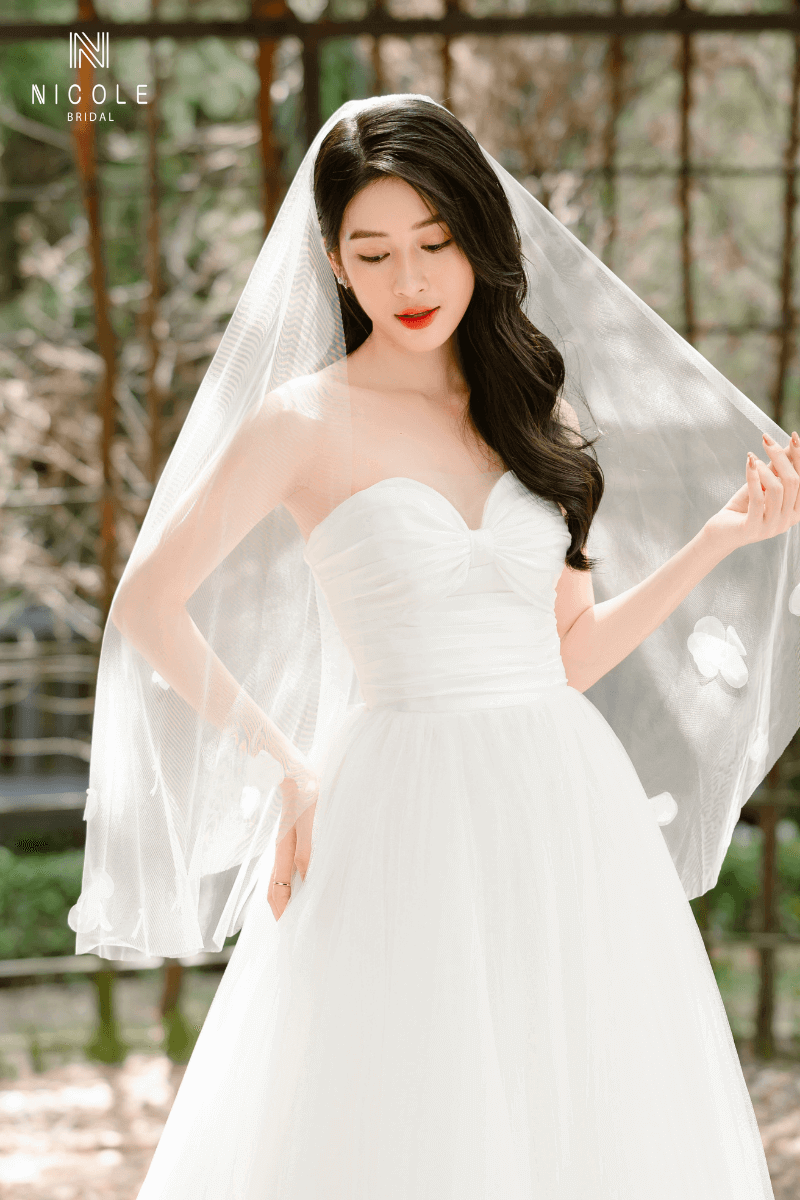 Nicole bridal - tự làm veil cưới 17