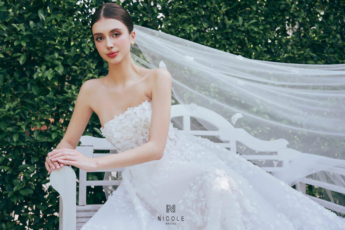 Nicole bridal - tự làm veil cưới 13