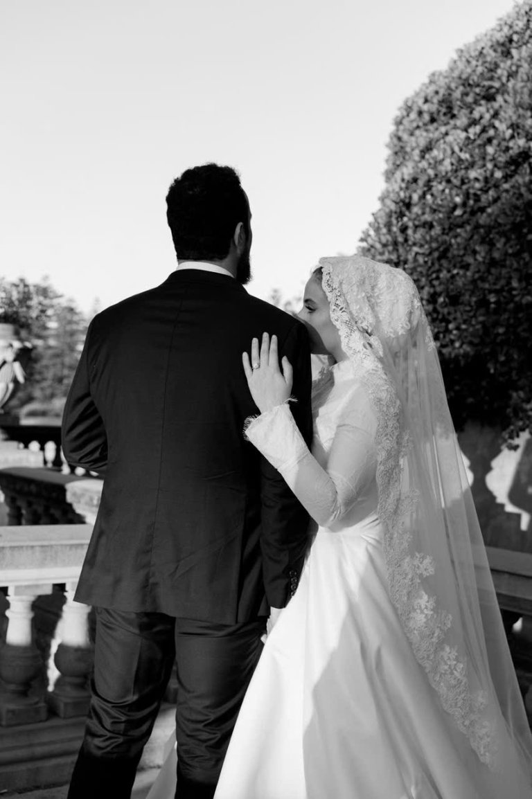 Bride Lara and her journey of designing a wedding dress for a Muslim bride