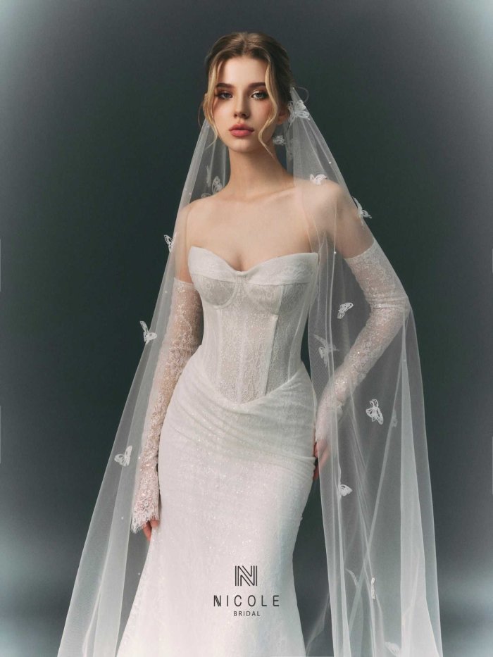Nicole Bridal - kiểu lúp váy cưới DIY đẹp 7