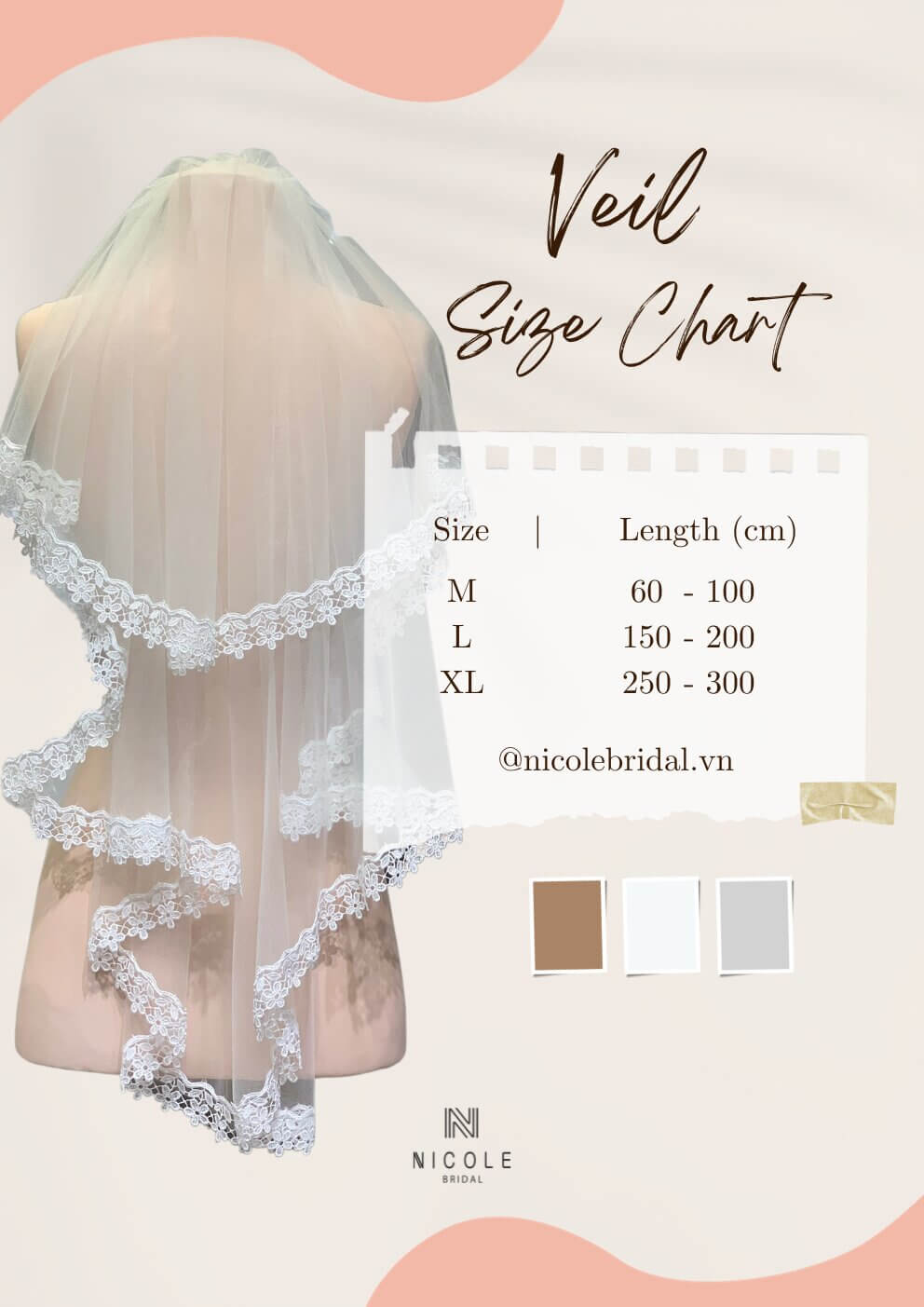 veil size chart